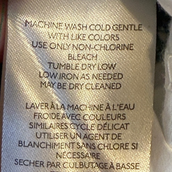 NWT Anthropologie Maeve Green/White V-Neck Twofer Knit Pullover Small - Picture 12 of 12